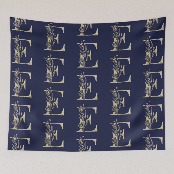 Item preview, E Gold Letter designed and sold by HintofNature.
