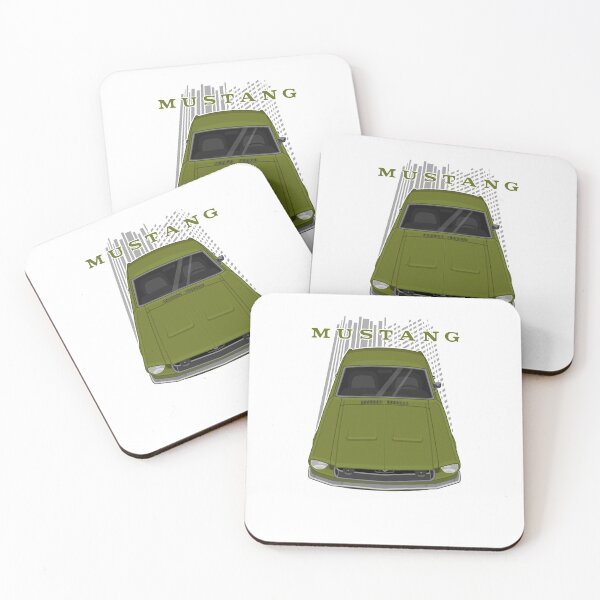 Item preview, Ford Mustang Fastback 1968 - Lime Gold designed and sold by V8social.