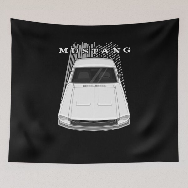 Item preview, Ford Mustang Fastback 1968 - White designed and sold by V8social.