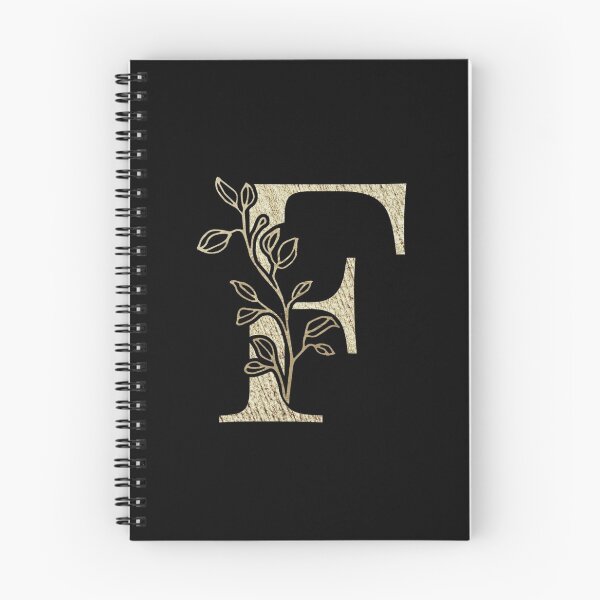 Item preview, F Golden Letter designed and sold by HintofNature.