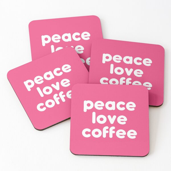 Item preview, Peace Love Coffee #8 designed and sold by SalahBlt.
