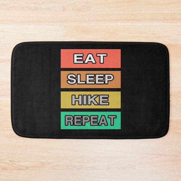 Aperçu de l'œuvre Mangez Sleep Hike Répétez RETRO créée et vendue par teledesign.