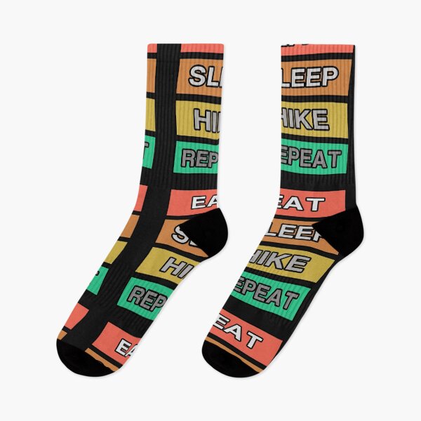 Item preview, Eat Sleep Hike Repeat RETRO designed and sold by teledesign.
