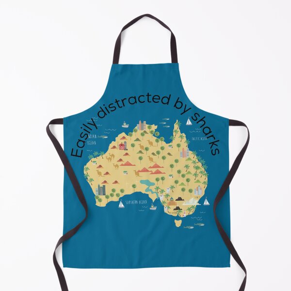 Item preview, Easily distracted by sharks designed and sold by Ayurveda Fun Store.
