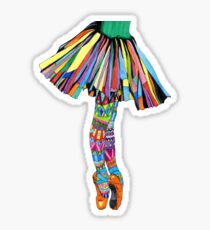 Happy Ballerina Sticker