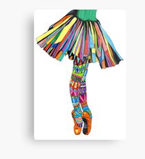 Happy Ballerina Metal Print