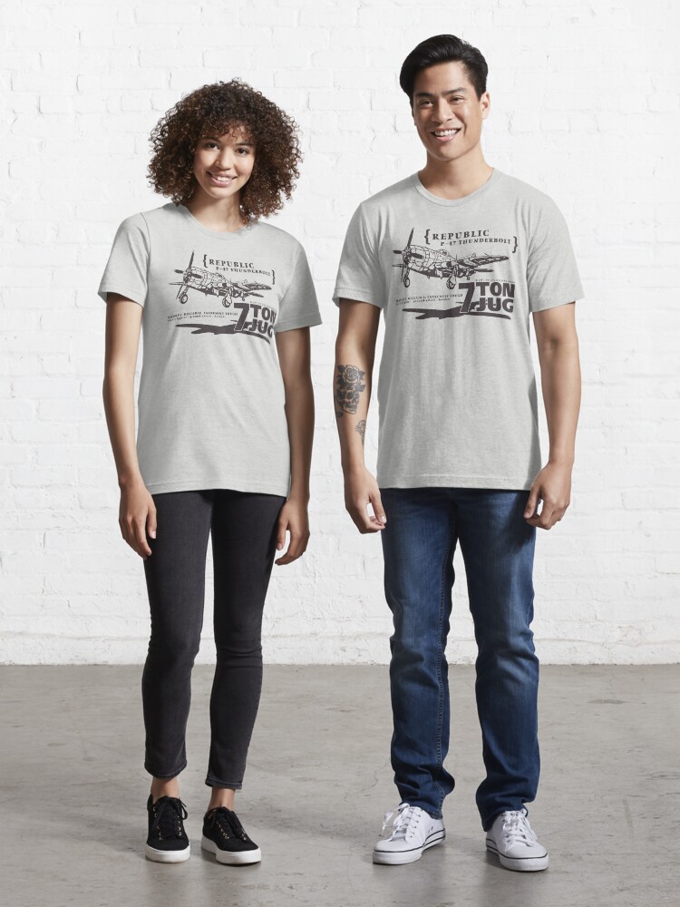 Thumbnail 1 of 7, Essential T-Shirt, P-47 Thunderbolt designed and sold by b24flak.