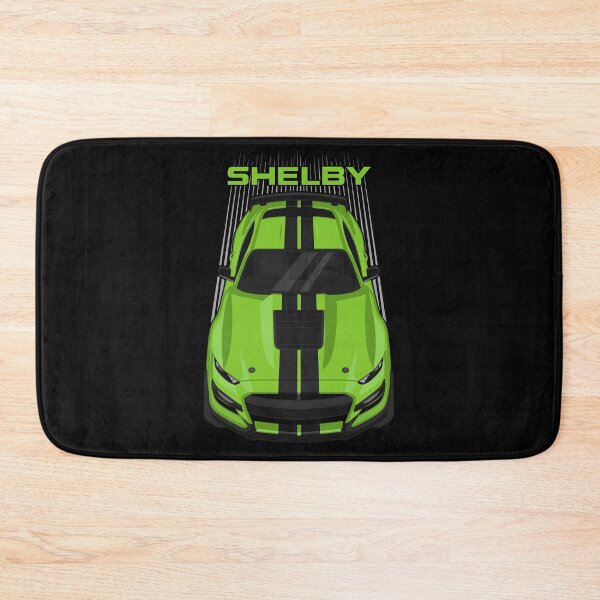 Item preview, Ford Mustang Shelby GT500 2020-2021 - Grabber Lime - Black Stripes designed and sold by V8social.