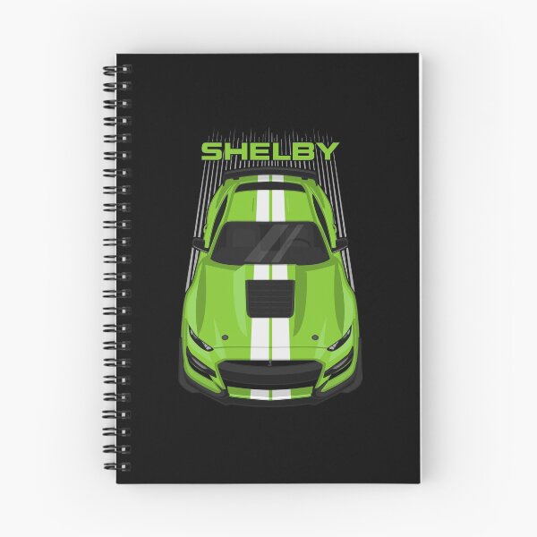 Item preview, Ford Mustang Shelby GT500 2020-2021 - Grabber Lime - White Stripes designed and sold by V8social.