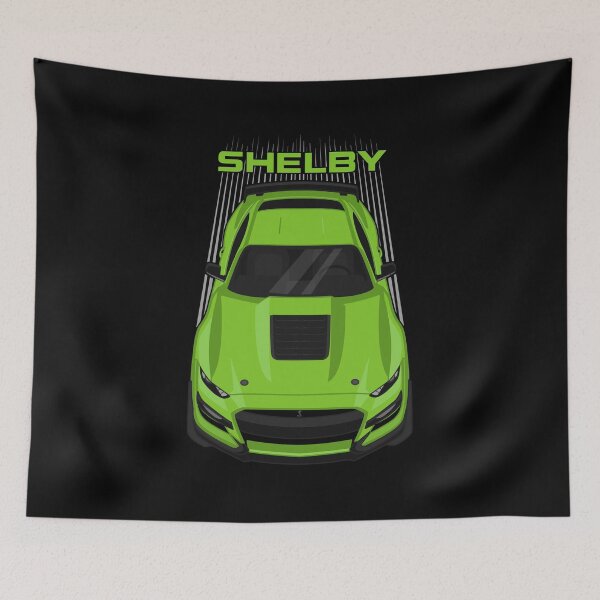 Item preview, Ford Mustang Shelby GT500 2020-2021 - Grabber Lime designed and sold by V8social.