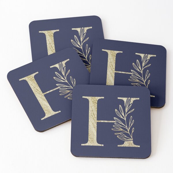 Item preview, H Golden Letter designed and sold by HintofNature.