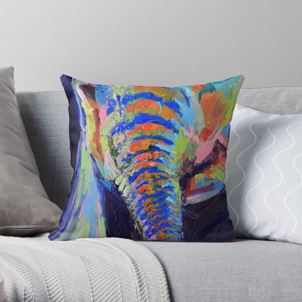 Babe - Baby Elephant Throw Pillow