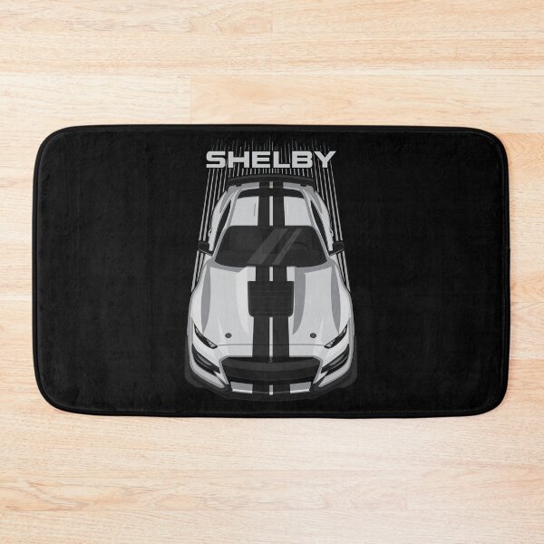 Item preview, Ford Mustang Shelby GT500 2020-2021 - Silver - Black Stripes designed and sold by V8social.