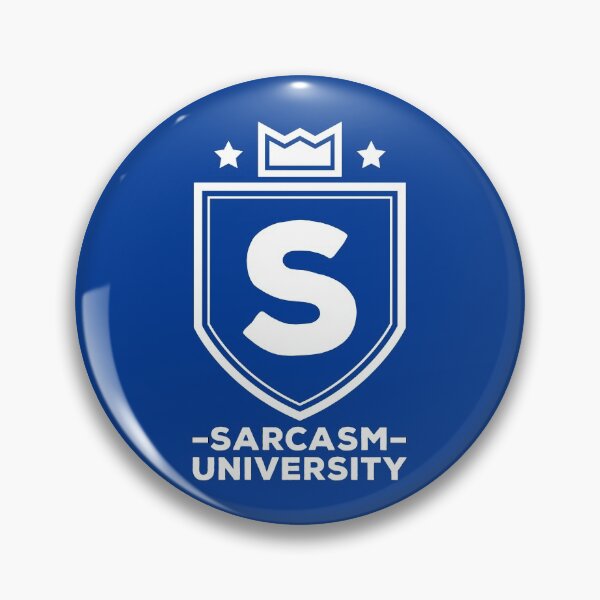 Item preview, Sarcasm University Funny Logo #1 designed and sold by SalahBlt.