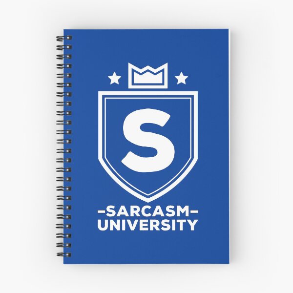 Item preview, Sarcasm University Funny Logo #1 designed and sold by SalahBlt.