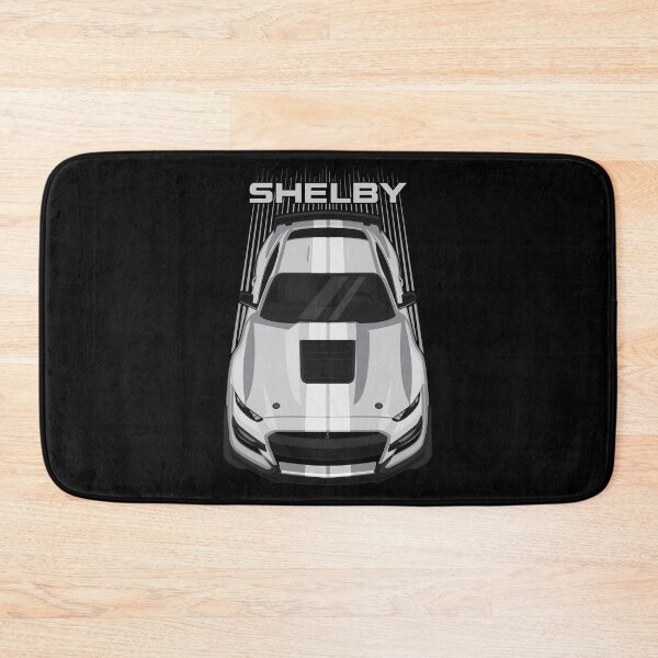 Item preview, Ford Mustang Shelby GT500 2020-2021 - Silver - White Stripes designed and sold by V8social.