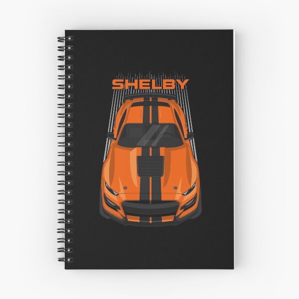 Item preview, Ford Mustang Shelby GT500 2020-2021 - Twister Orange - Black Stripes designed and sold by V8social.