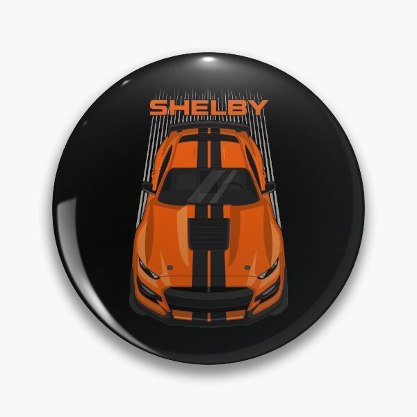 Item preview, Ford Mustang Shelby GT500 2020-2021 - Twister Orange - Black Stripes designed and sold by V8social.
