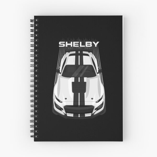 Item preview, Ford Mustang Shelby GT500 2020-2021 - White - Black Stripes designed and sold by V8social.