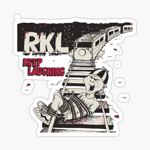 RKL Keep Laughing Sticker