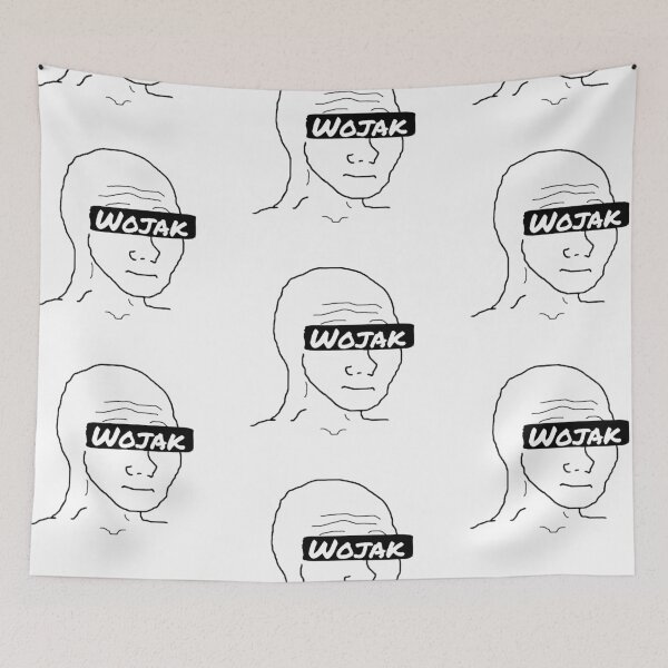 Item preview, Wojak crossed out eyes designed and sold by marjard.