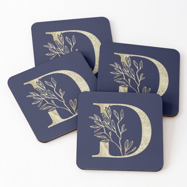 Item preview, D Golden Letter designed and sold by HintofNature.