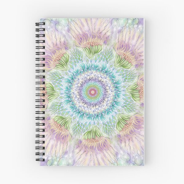 Item preview, Springtime Mandala - Abstract Digital Painting - Uplifting Purple and Green Art designed and sold by PiperArtDesign.