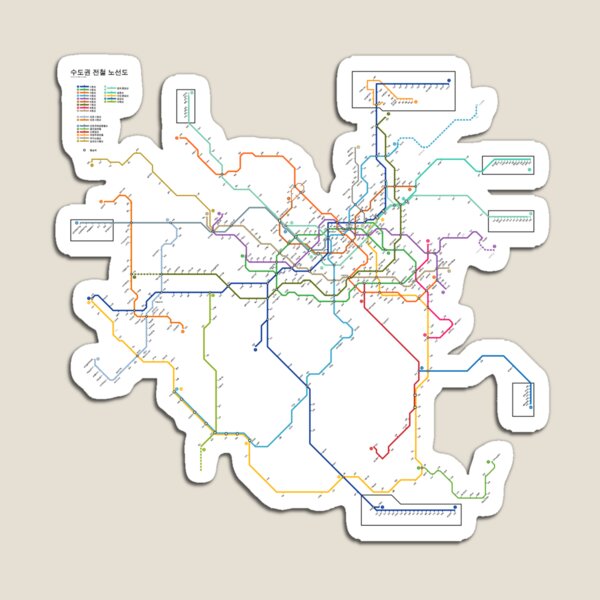 Vista previa del artículo con la obra «Metro de Seúl», diseñado y vendido por arorar.