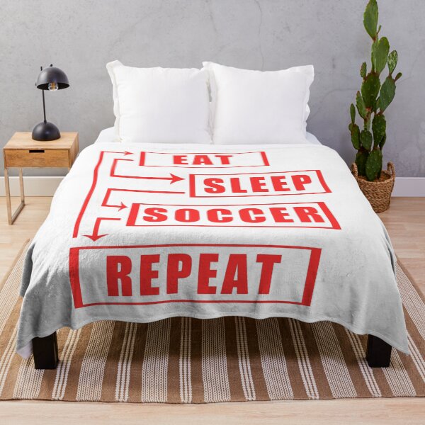 Item preview, Eat Sleep Soccer Repeat designed and sold by teledesign.