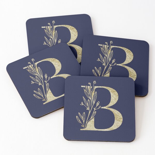 Item preview, B Golden Letter designed and sold by HintofNature.