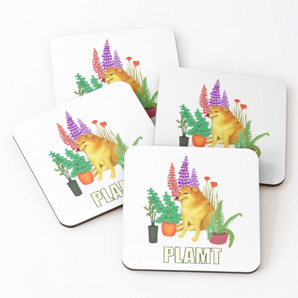 Item preview, Cheems and plamt designed and sold by vieno.