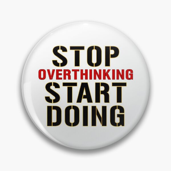 Item preview, Stop Overthinking Start doing designed and sold by MagicSpread.