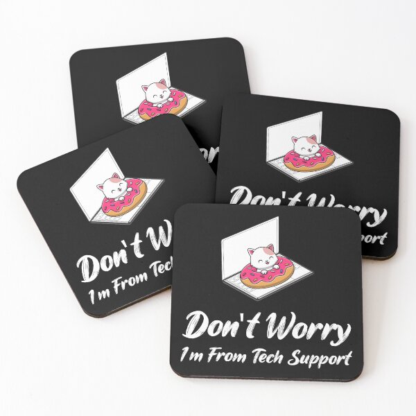 Item preview, Funny Saying Don't Worry I'm From Tech Support Cat Owner -  Help Desk Men designed and sold by WhiteTears.