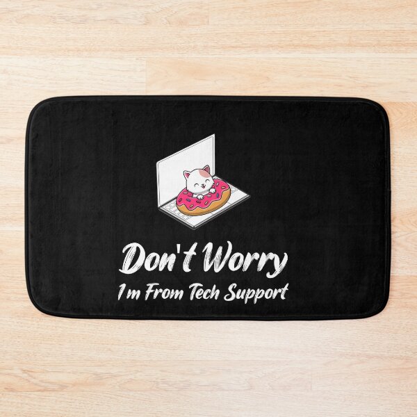 Item preview, Funny Saying Don't Worry I'm From Tech Support Cat Owner -  Help Desk Men designed and sold by WhiteTears.