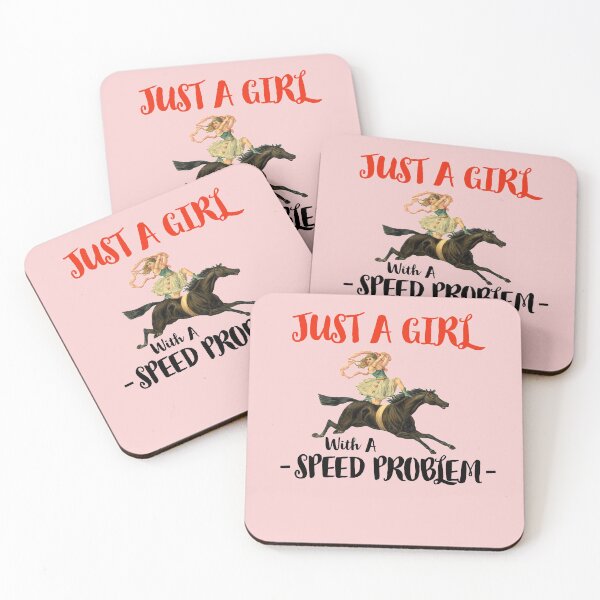 Item preview, Horse - just a girl with speed problem designed and sold by kamaldc.