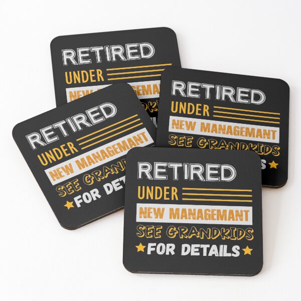 Item preview, Retired Under New Management See Grandkids For Details designed and sold by AmethystMurad.
