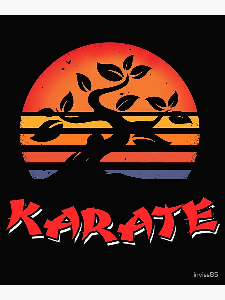 "Martial Arts Self Defence Karate Girl Karate Boy Bonsai" Art Print for