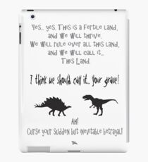 curse your sudden but inevitable betrayal, firefly, grey iPad Case/Skin