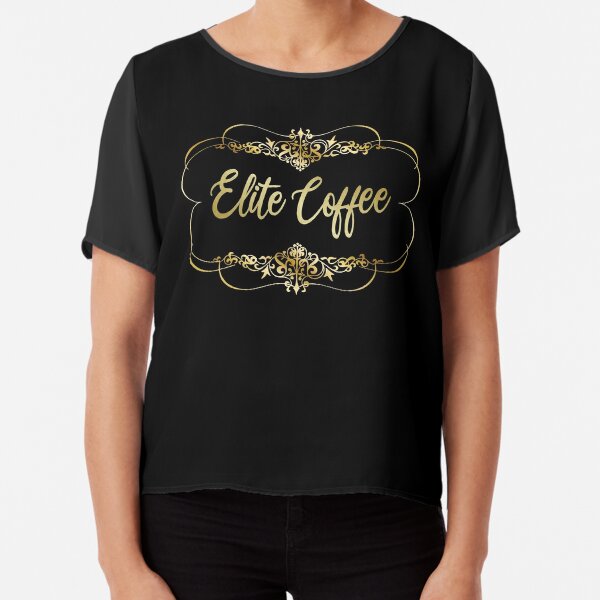 Elite Coffee (Luxury Brand logo - Premium Coffee Drinker - Vintage