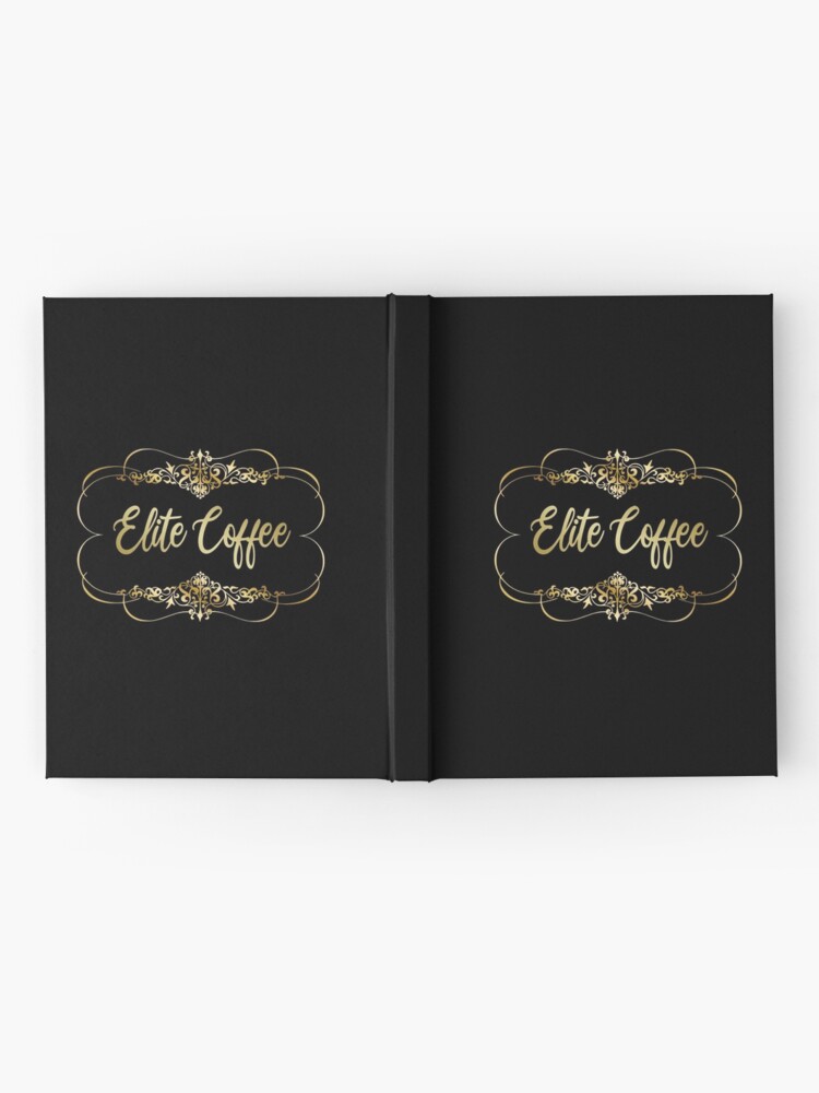 Elite Coffee (Luxury Brand logo - Premium Coffee Drinker - Vintage