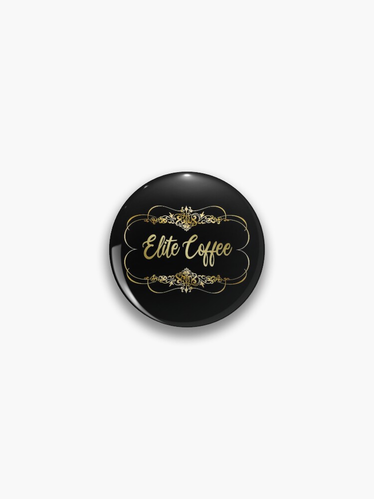 Elite Coffee (Luxury Brand logo - Premium Coffee Drinker - Vintage