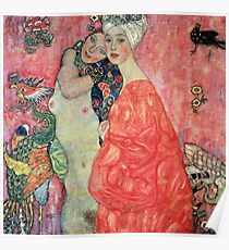 Gustav Klimt - Women Friends Poster