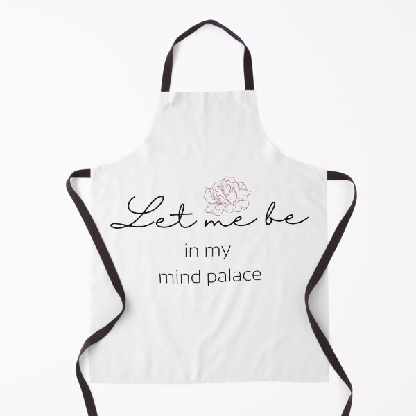 Item preview, Let me be in my mind palace. Black text with pink flower, Meditation, Funny designed and sold by naturecdesigns.