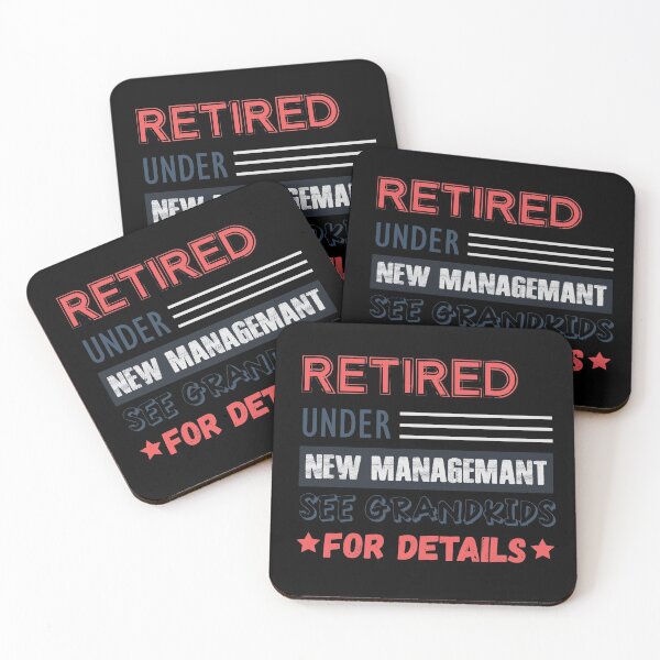 Item preview, Retired Under New Management See Grandkids For Details designed and sold by AmethystMurad.