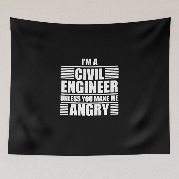 Item preview, I Am A Civil Engineer Unless You Make Me Angry  designed and sold by Adel Qasem.