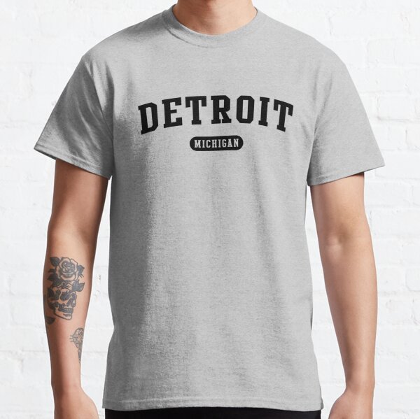 State of Michigan Rebuilding Since 1957 Detroit Mi Det 313 T-Shirt