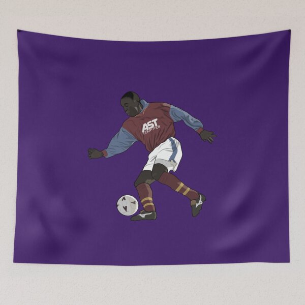 Item preview, Aston Villa Dwight Yorke Aston Villa 90s Football designed and sold by Odossey.
