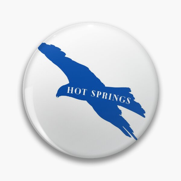 Item preview, Hot Springs birding hawk logo  designed and sold by TheWaterBirds.