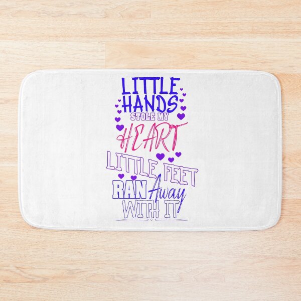 Item preview,  Little Hands stole my heart little feet ran away with it designed and sold by Crystalsgraphix.