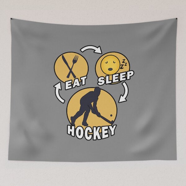 Item preview, Eat Sleep Hockey Repeat designed and sold by teledesign.